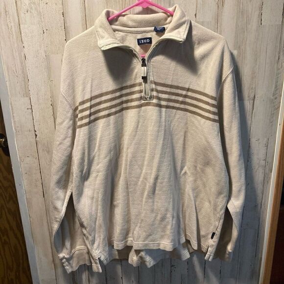 Sweater by Izod Tan and brown Size large￼ - Picture 1 of 4